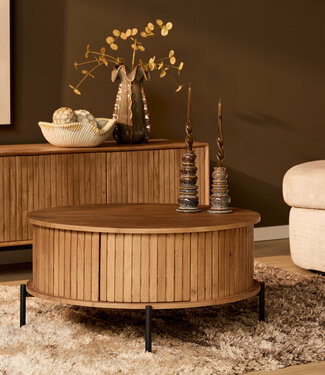Starfurn Salontafel Madison Naturel | 80 cm | Rond