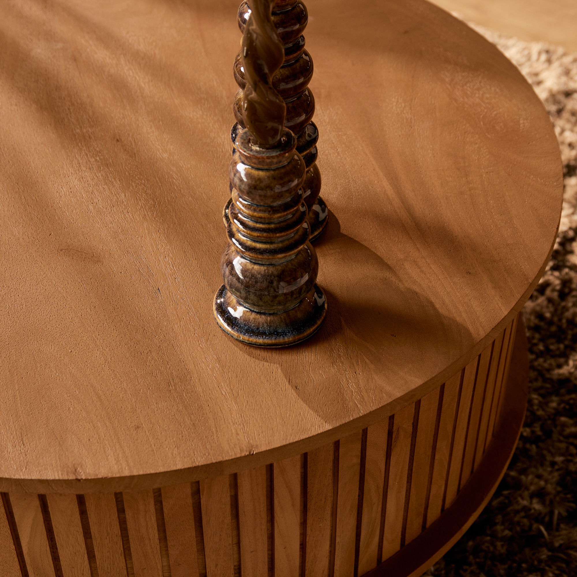 Starfurn Salontafel Madison Naturel | 80 cm | Rond
