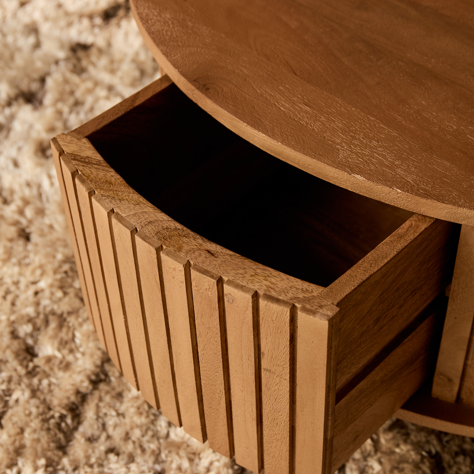 Starfurn Salontafel Madison Naturel | 80 cm | Rond