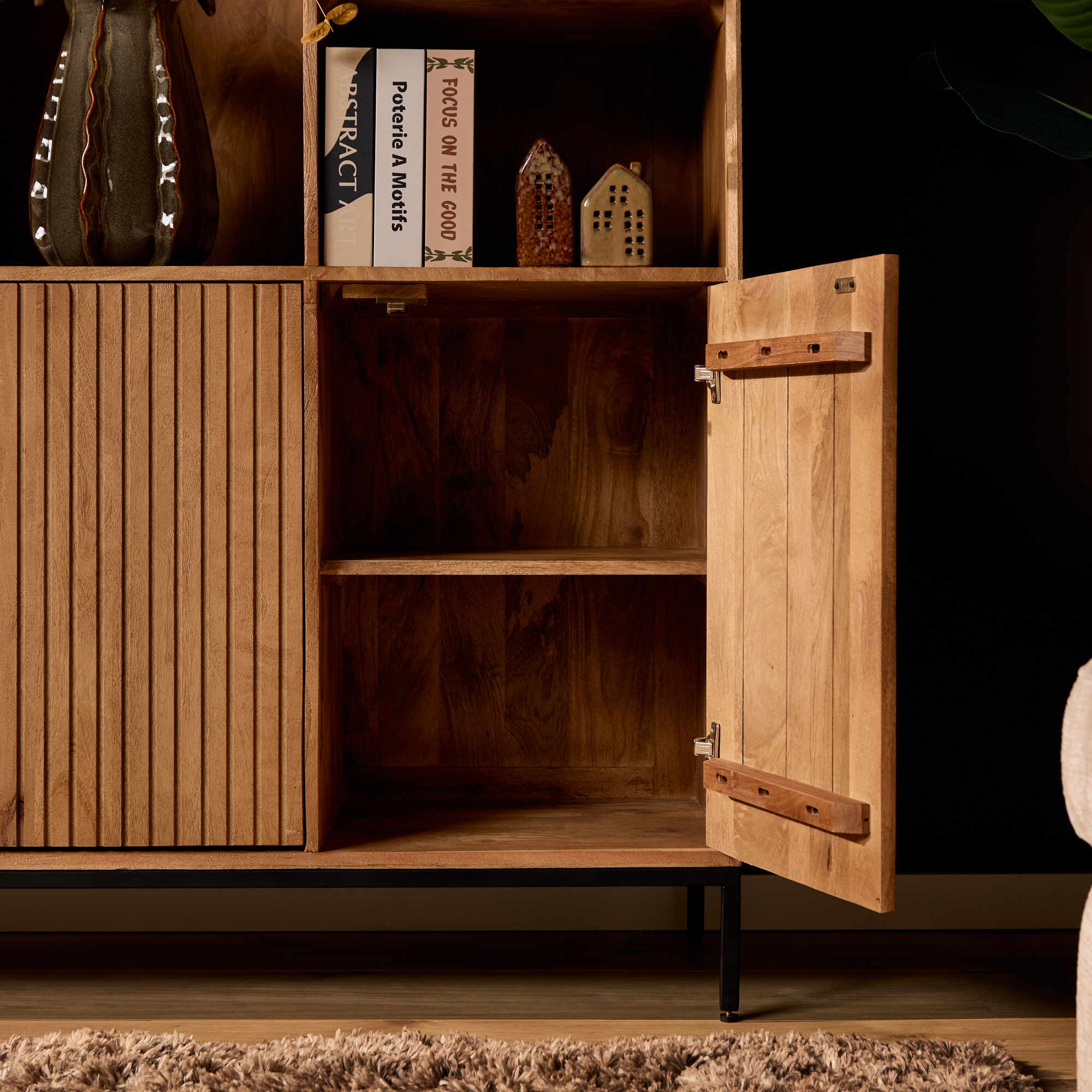 Starfurn Vakkenkast Madison XL Naturel | 135 cm