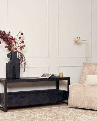 Starfurn Tv meubel Boaz Zwart | 150 cm