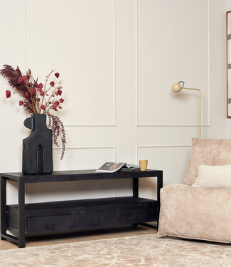 Starfurn Tv meubel Boaz Zwart | 150 cm