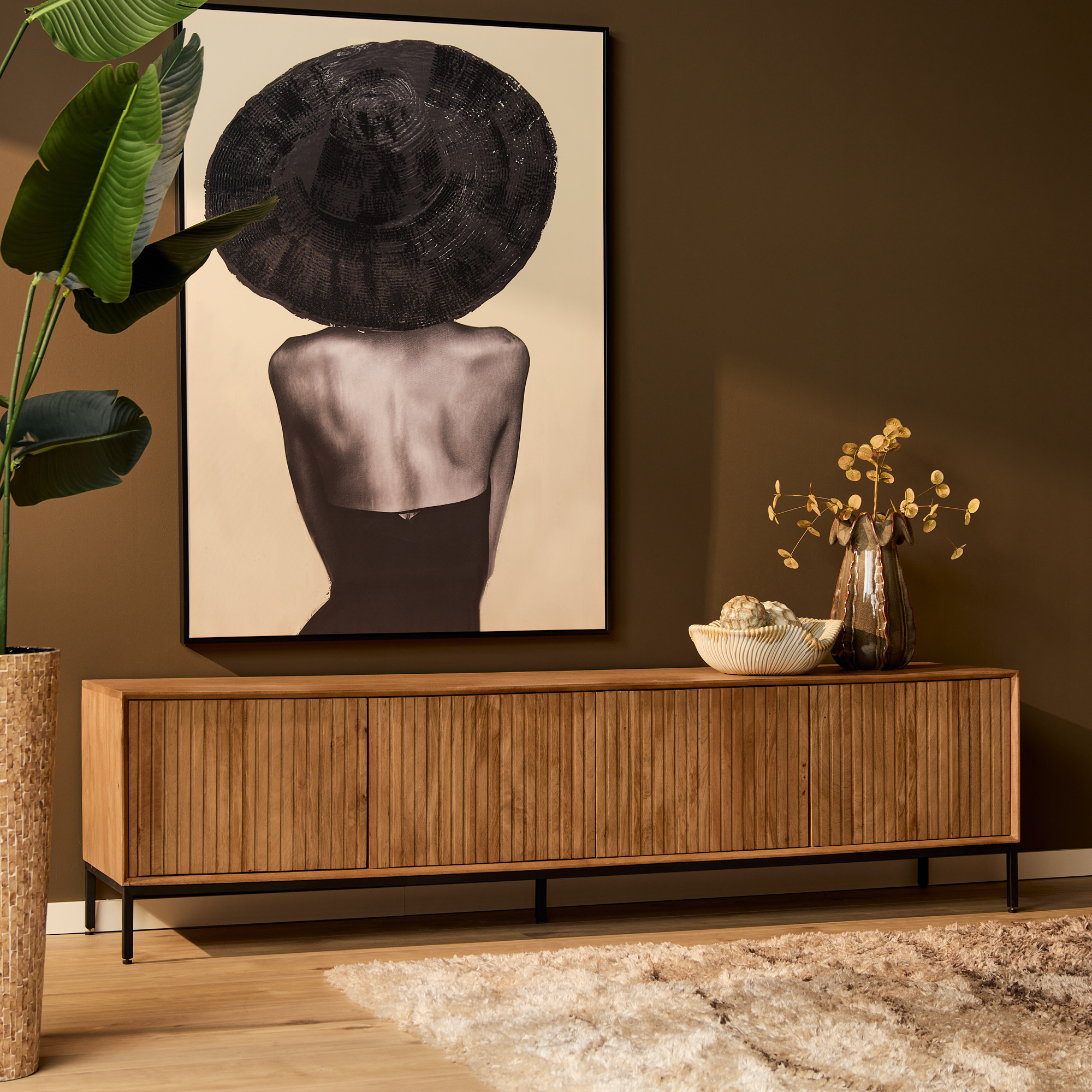 Starfurn Tv-meubel Madison Naturel | 210 cm