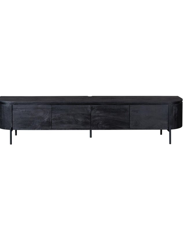Starfurn Tv-meubel Excellent Zwart | 240 cm