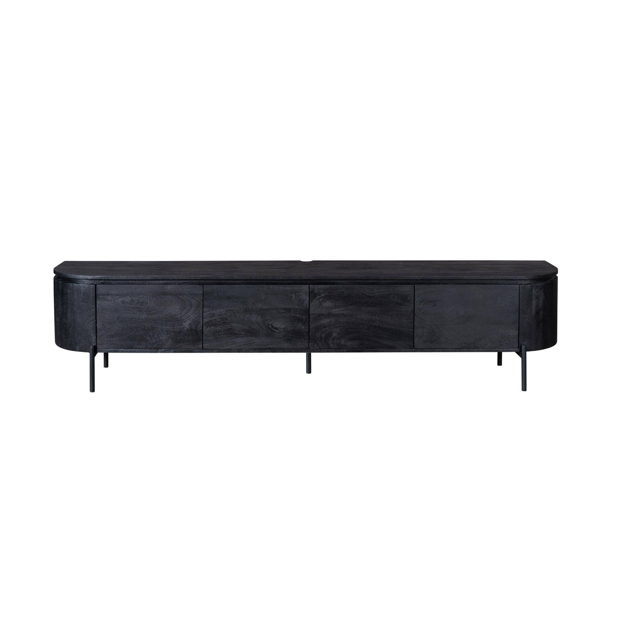 Starfurn Tv-meubel Excellent Zwart | 240 cm