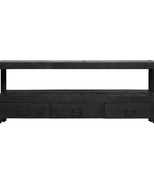 Starfurn Tv meubel Boaz Zwart | 150 cm