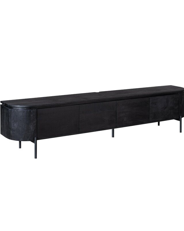 Starfurn Tv-meubel Excellent Zwart | 240 cm