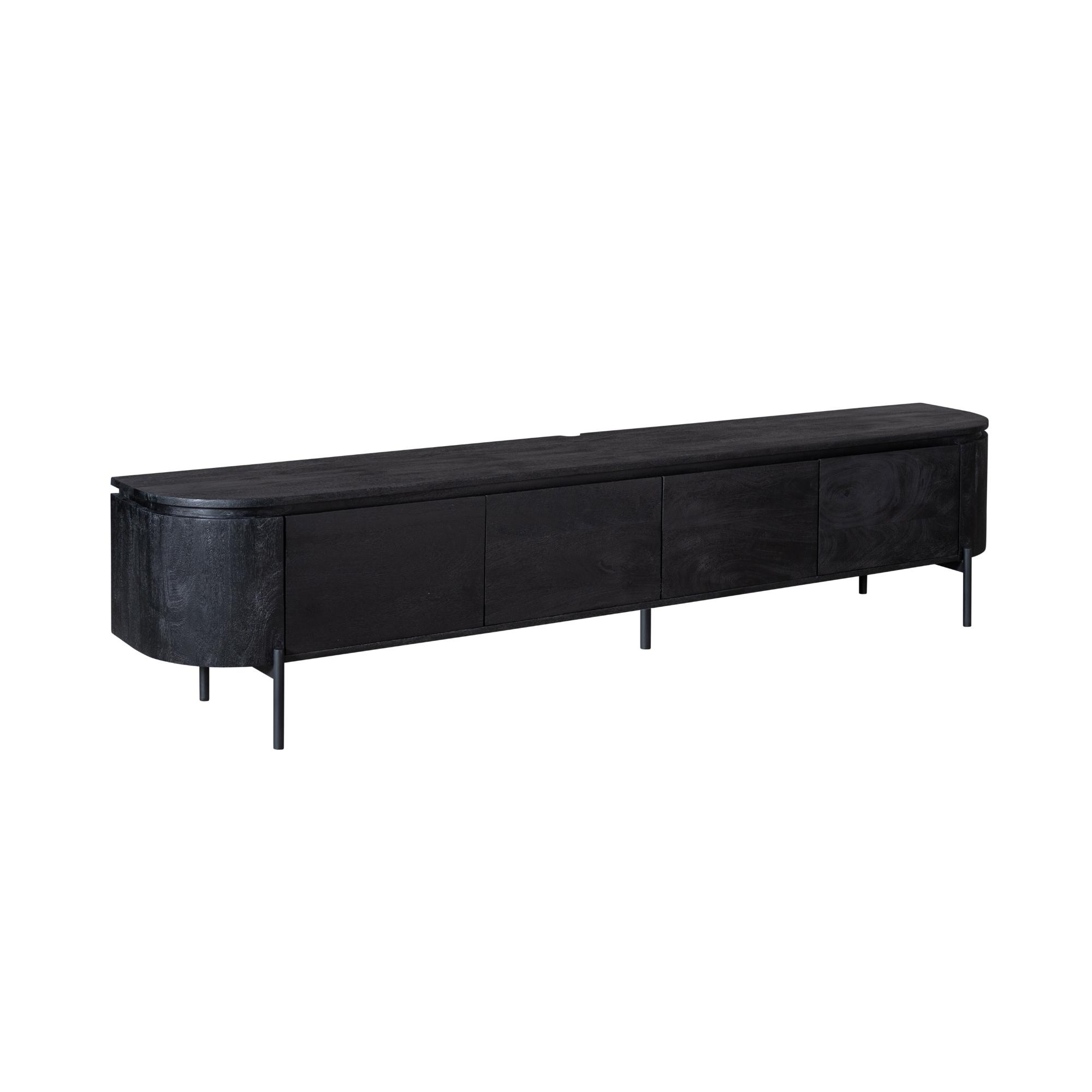 Starfurn Tv-meubel Excellent Zwart | 240 cm