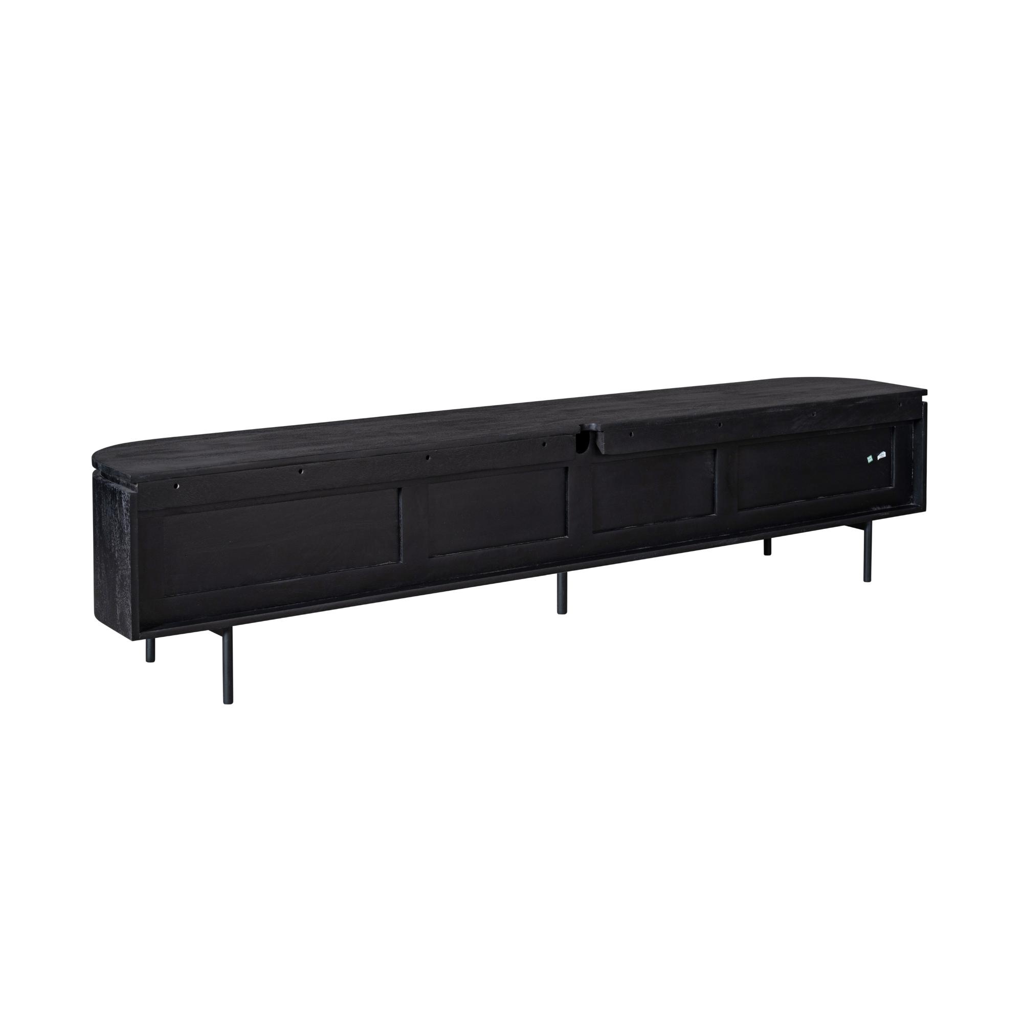 Starfurn Tv-meubel Excellent Zwart | 240 cm