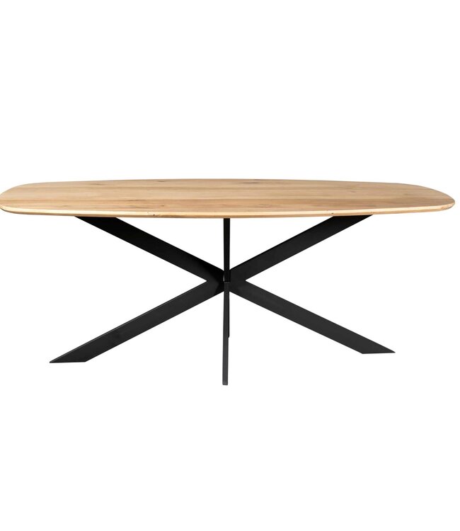 Starfurn Eiken eettafel Ferris | Deens Ovaal 180 cm | Naturel