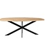 Starfurn Eiken eettafel Ferris | Deens Ovaal 180 cm | Naturel