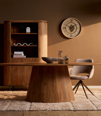 Starfurn Eettafel Solana | 240 cm | Naturel | Ovaal