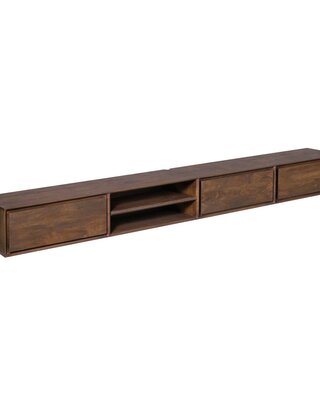 Starfurn Zwevend tv meubel Ambiance Bruin | 240 cm