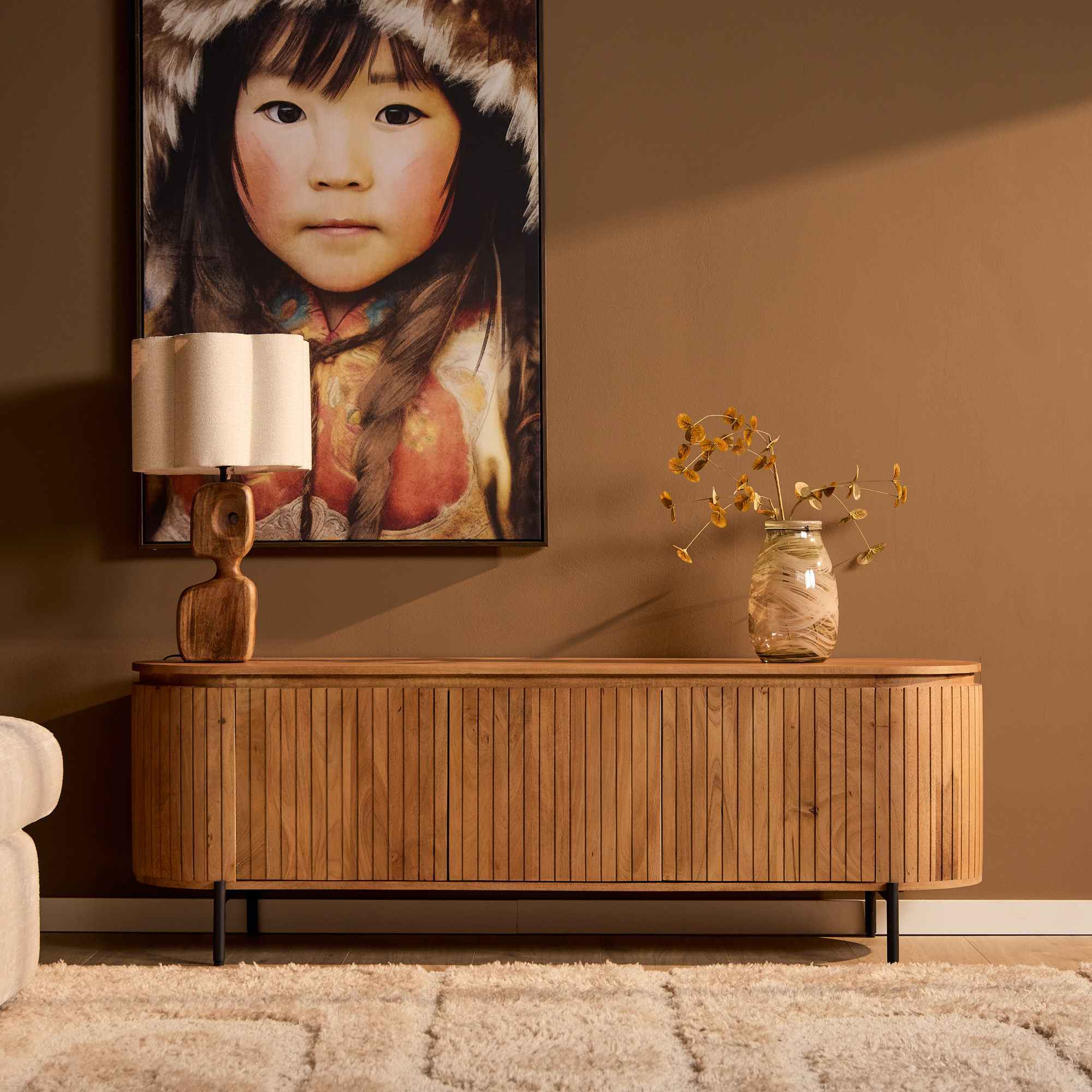 Starfurn tv-meubel Solana | 165 cm | naturel