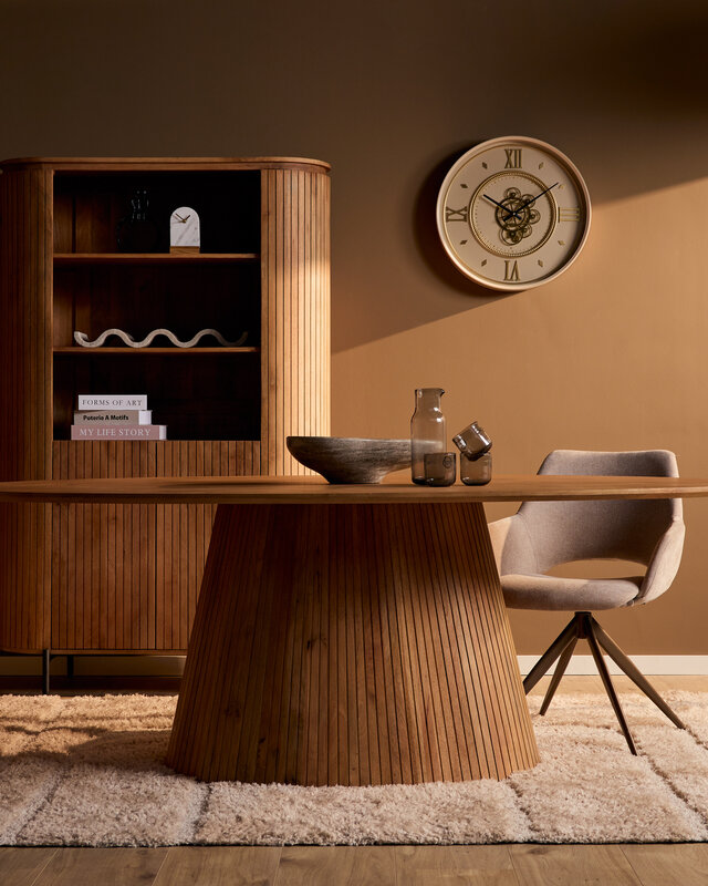 Starfurn Eettafel Solana | 240 cm | Naturel | Ovaal