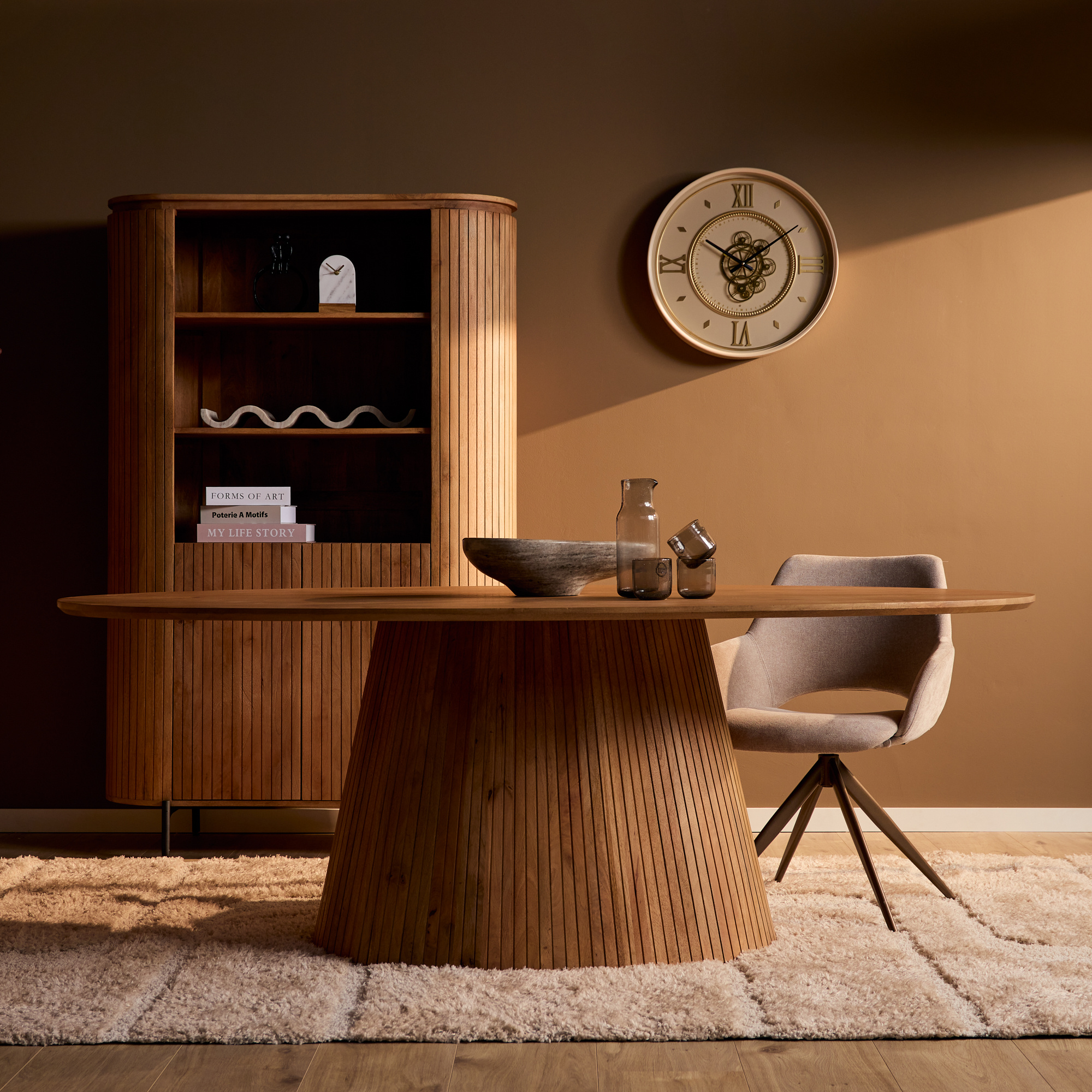 Starfurn Eettafel Solana | 240 cm | Naturel | Ovaal