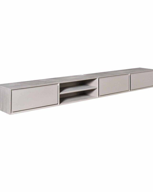 Starfurn Zwevend tv meubel Ambiance Taupe | 240 cm