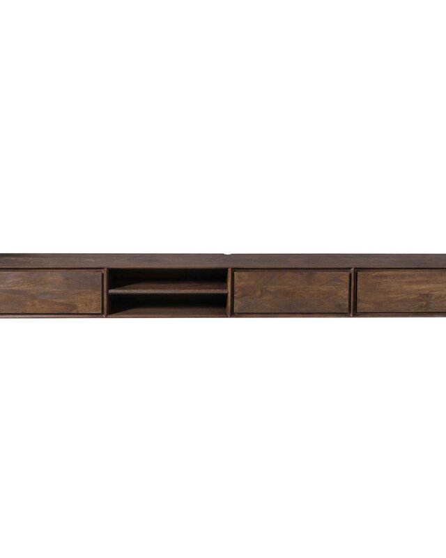 Starfurn Zwevend tv meubel Ambiance Bruin | 240 cm