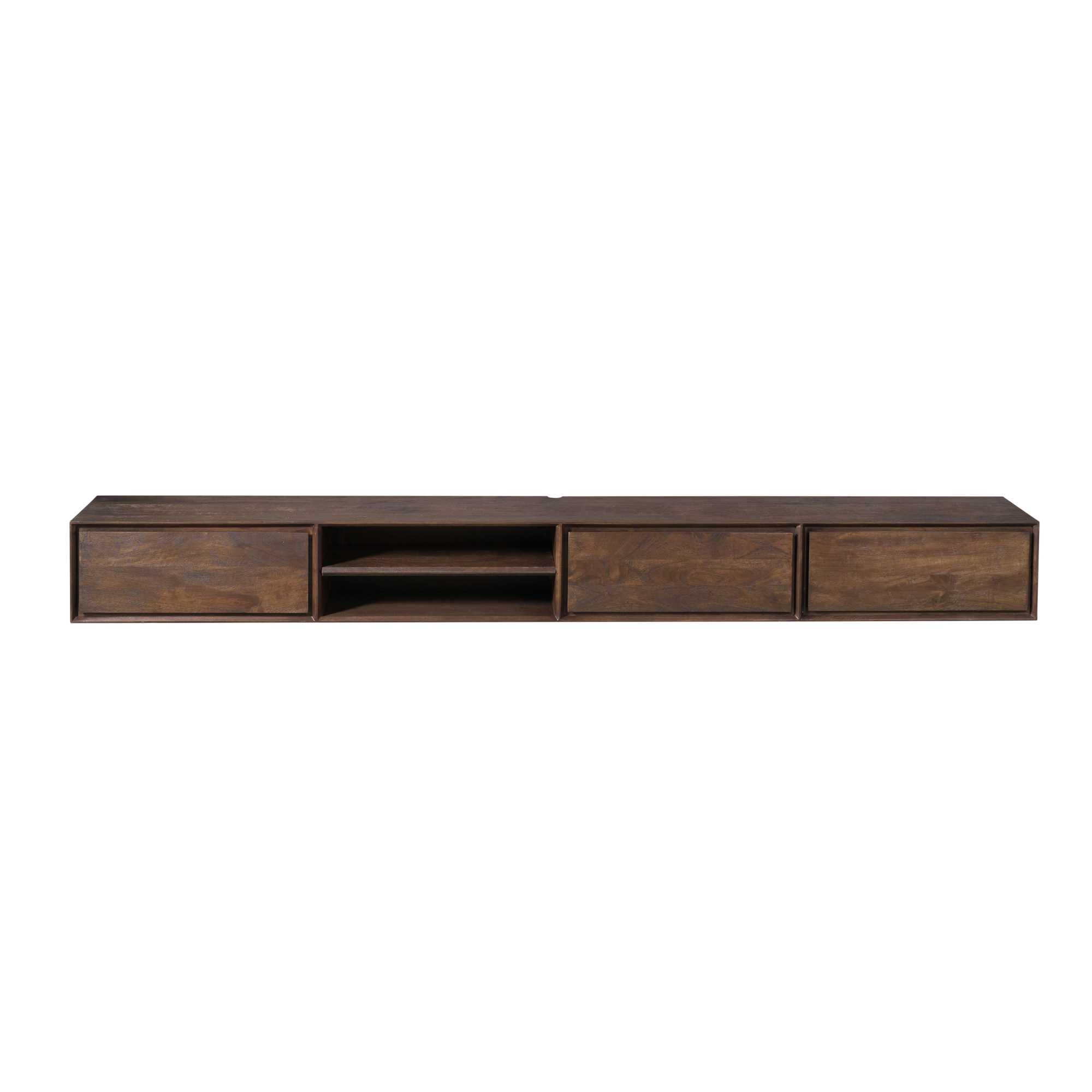 Starfurn Zwevend tv meubel Ambiance Bruin | 240 cm