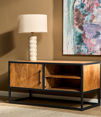 Starfurn tv-meubel Denver | mangohout en staal | 100 cm