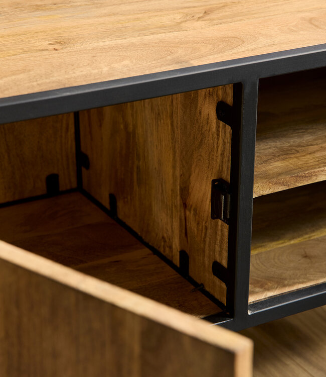 Starfurn tv-meubel Denver | mangohout en staal | 100 cm