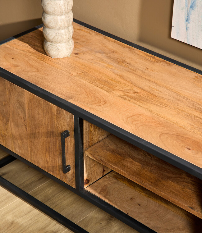 Starfurn tv-meubel Denver | mangohout en staal | 100 cm