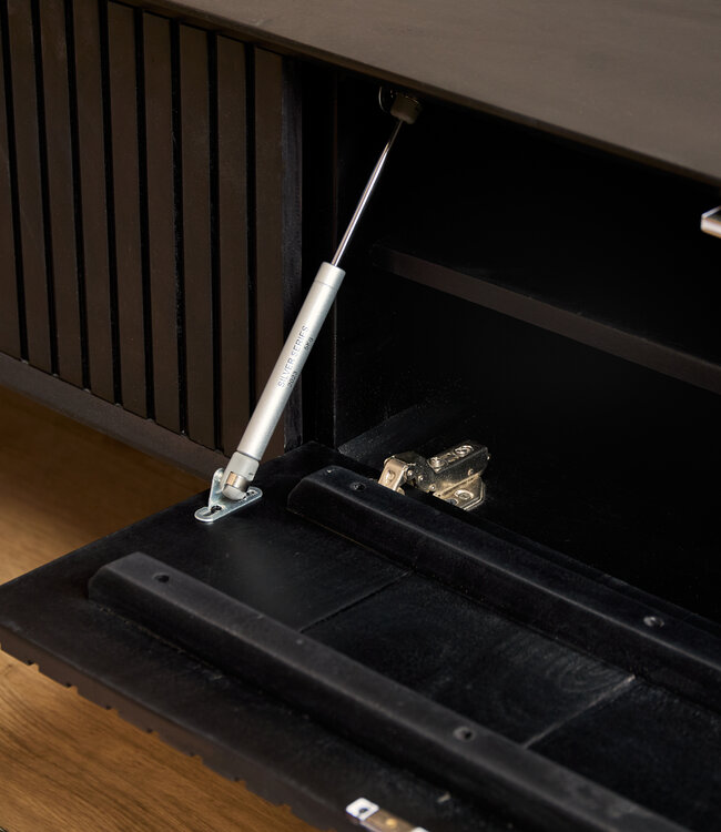 Starfurn Zwevend tv-meubel Madison Zwart | 280 cm