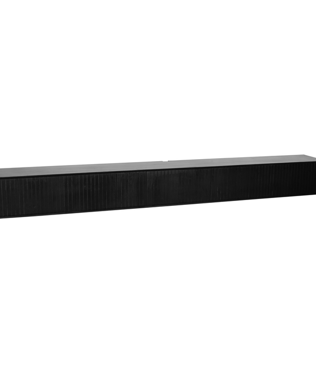 Starfurn Zwevend tv-meubel Madison Zwart | 280 cm