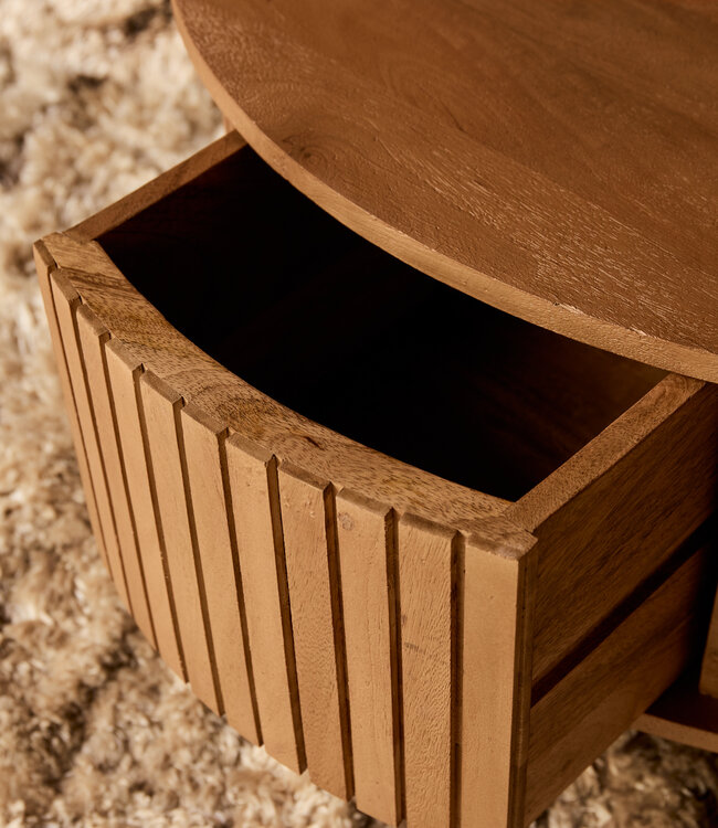 Starfurn Salontafel Madison Naturel | 80 cm | Rond