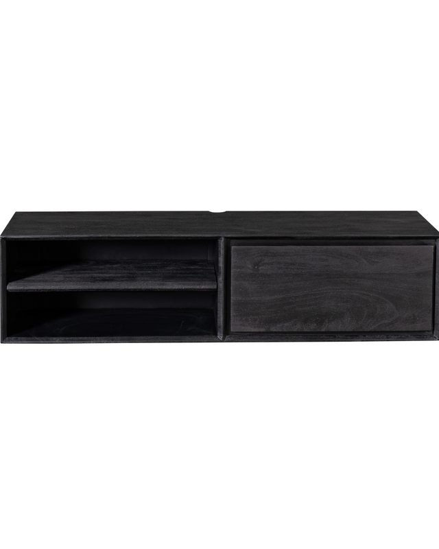 Starfurn Zwevend tv-meubel Ambiance Zwart | 120 cm