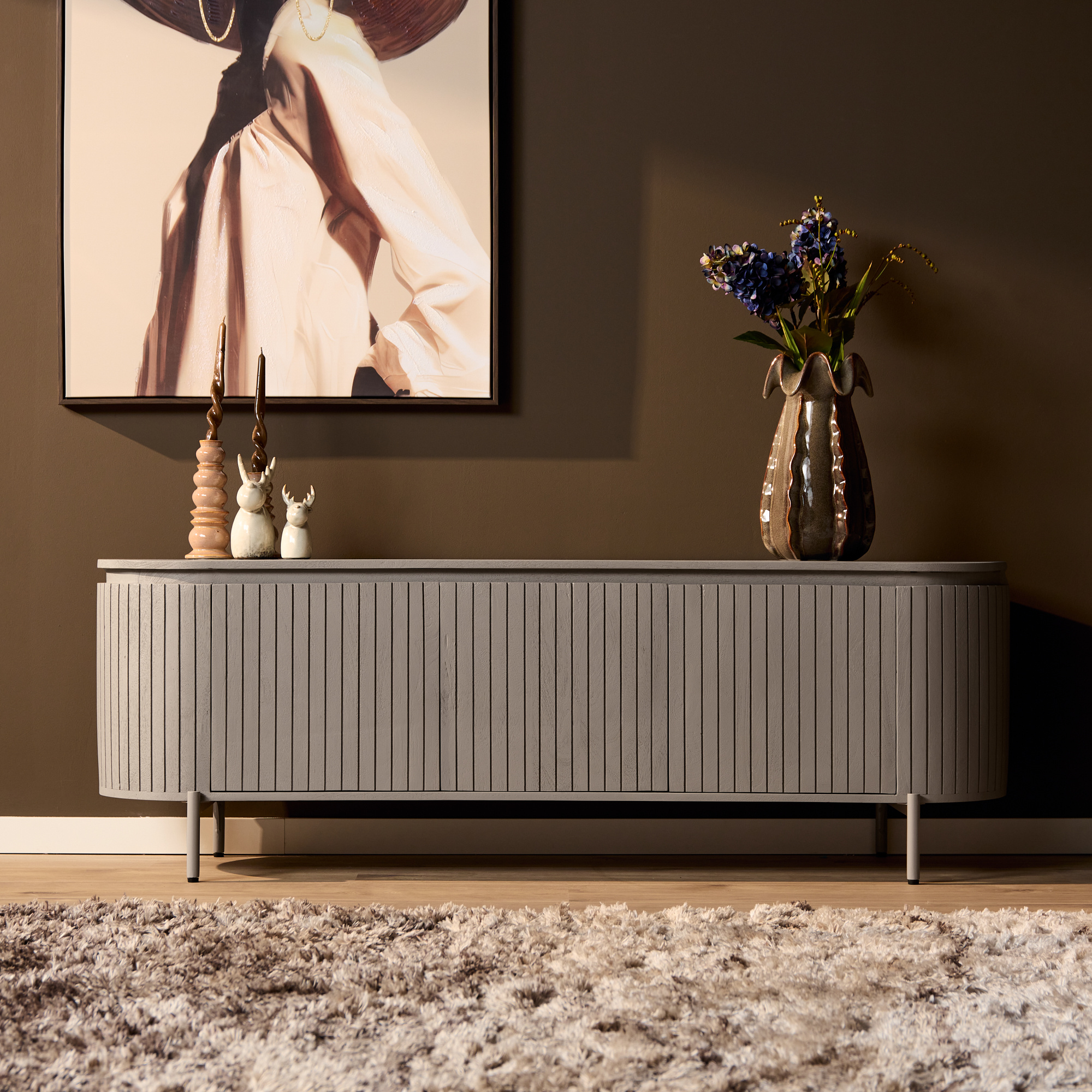 Starfurn Tv-meubel Solana | 165 cm | Taupe
