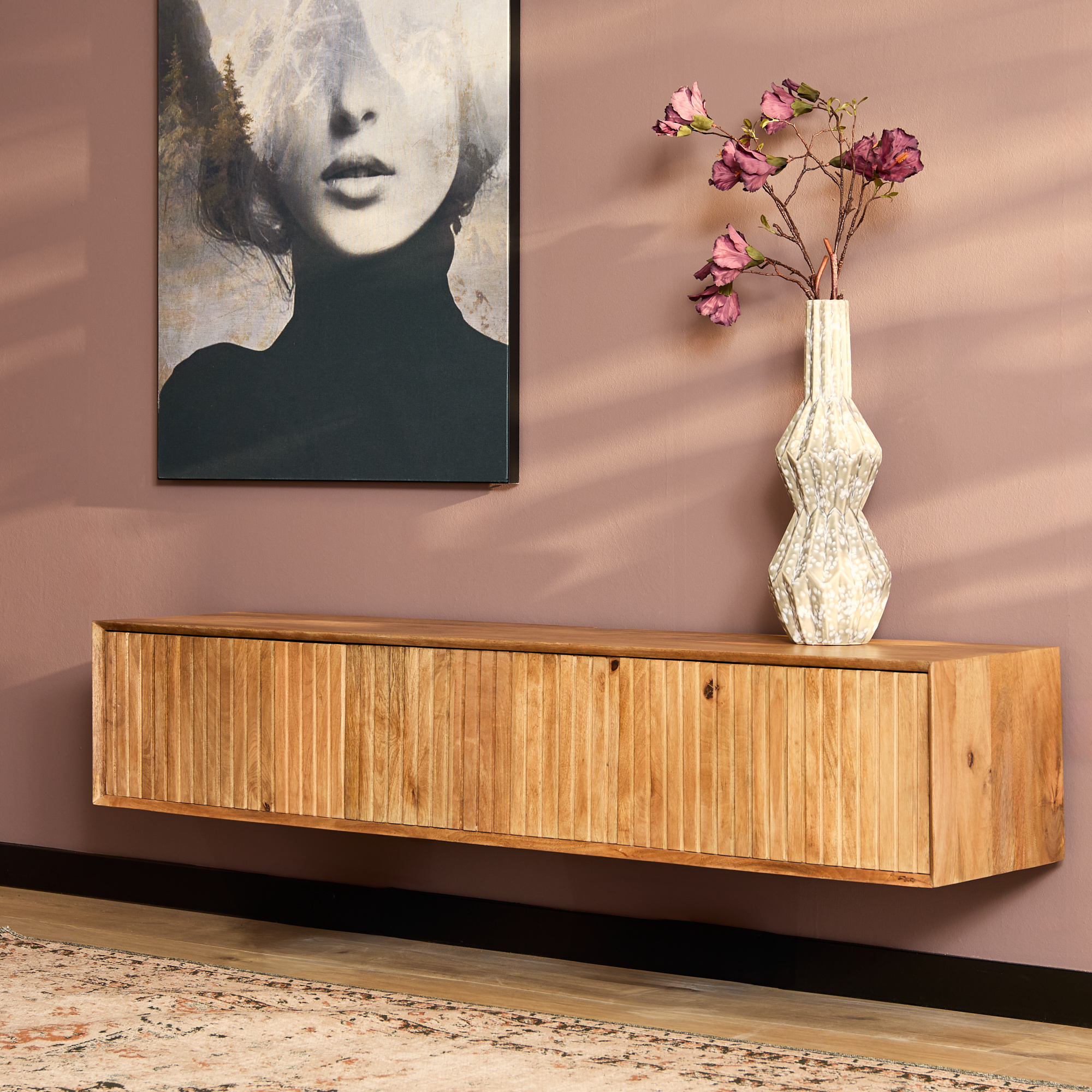 Starfurn Zwevend tv-meubel Madison Naturel | 160 cm