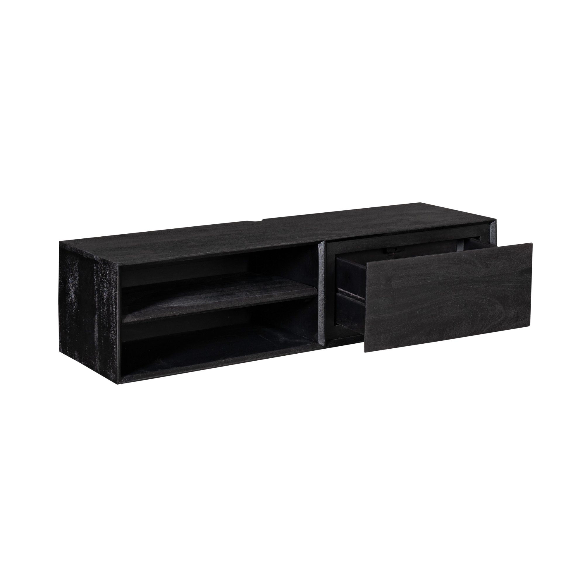 Starfurn Zwevend tv-meubel Ambiance Zwart | 120 cm