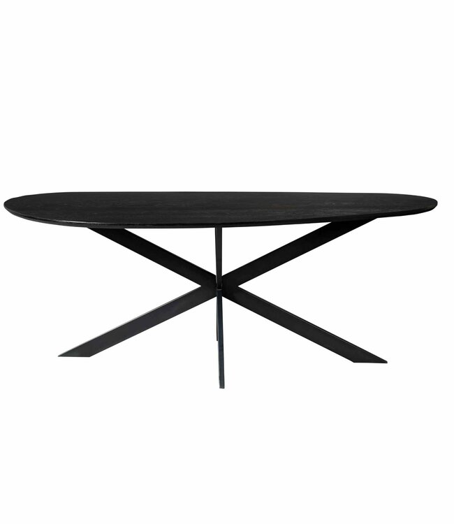 Starfurn Eettafel Cloud | 180 cm | Eiken | Zwart