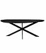 Starfurn Eettafel Cloud | 180 cm | Eiken | Zwart