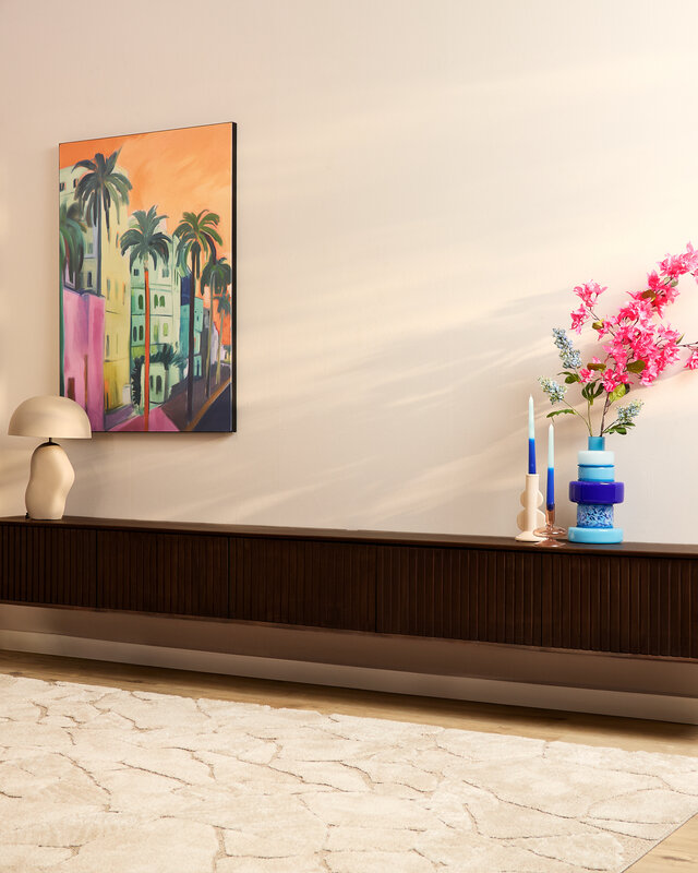 Starfurn Zwevend tv-meubel Madison Bruin | 280 cm