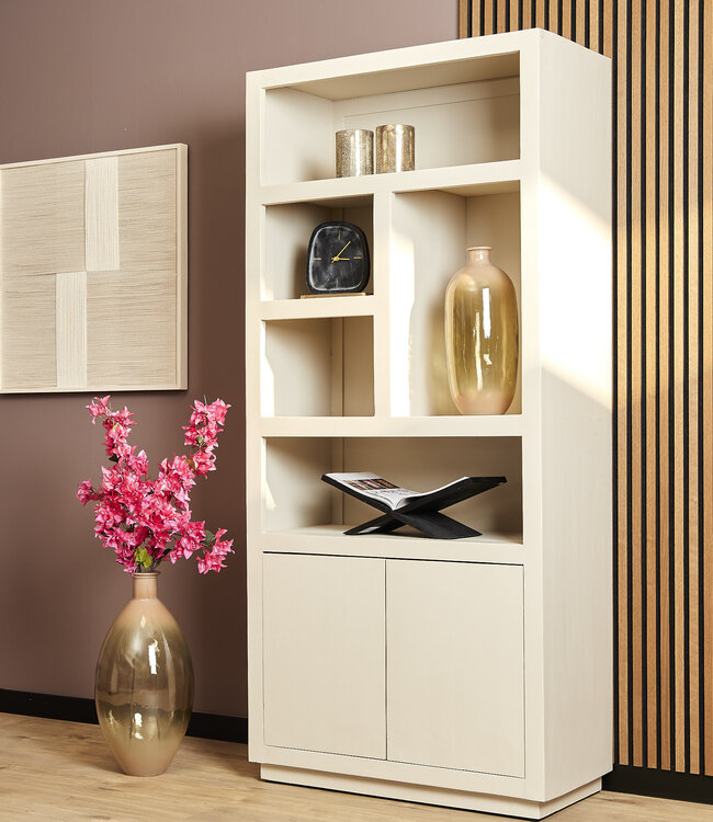 Starfurn Boekenkast Brussel | 5 vakken - 2 deuren