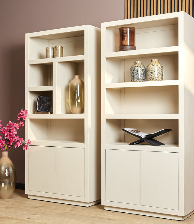 Starfurn Boekenkast Brussel | 5 vakken - 2 deuren