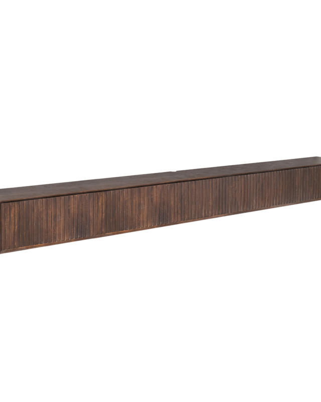 Starfurn Zwevend tv-meubel Madison Bruin | 280 cm