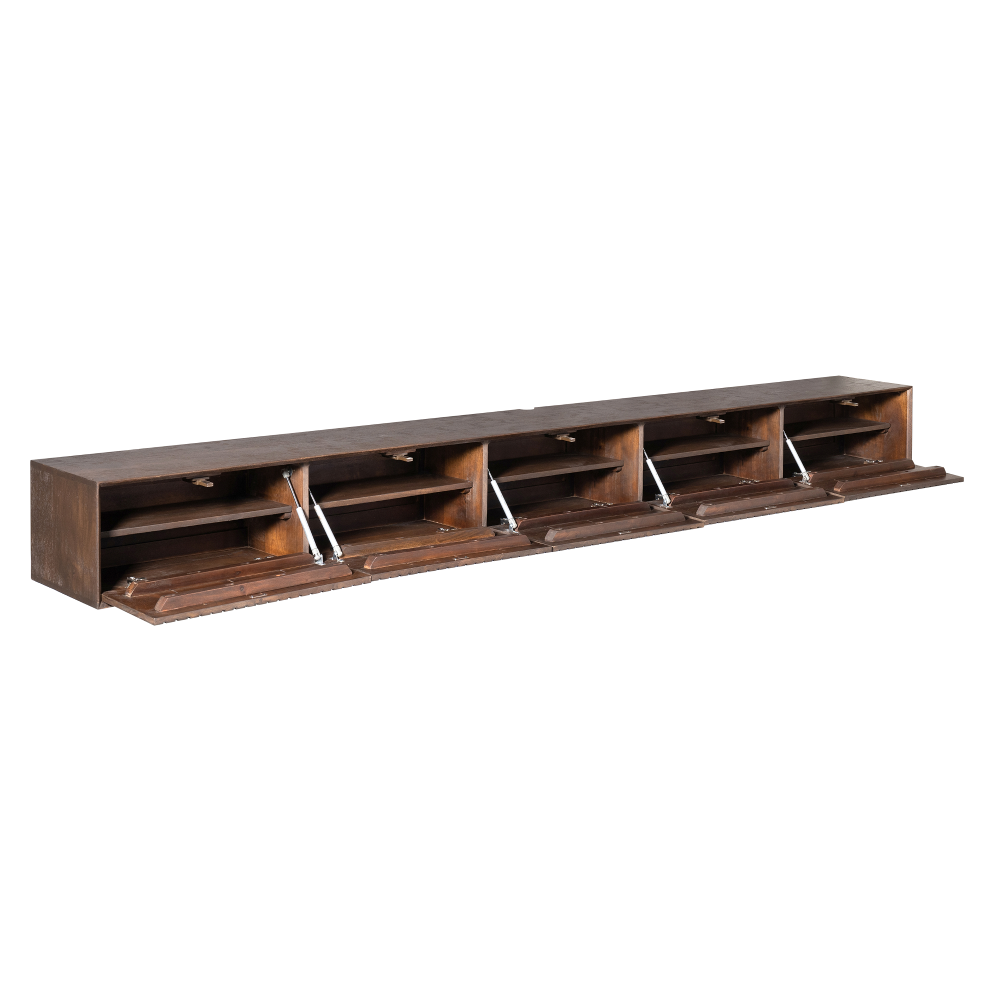 Starfurn Zwevend tv-meubel Madison Bruin | 280 cm