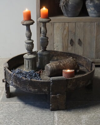 Rene Houtman Chakki Tafel | Uniek | H28 x D80 cm