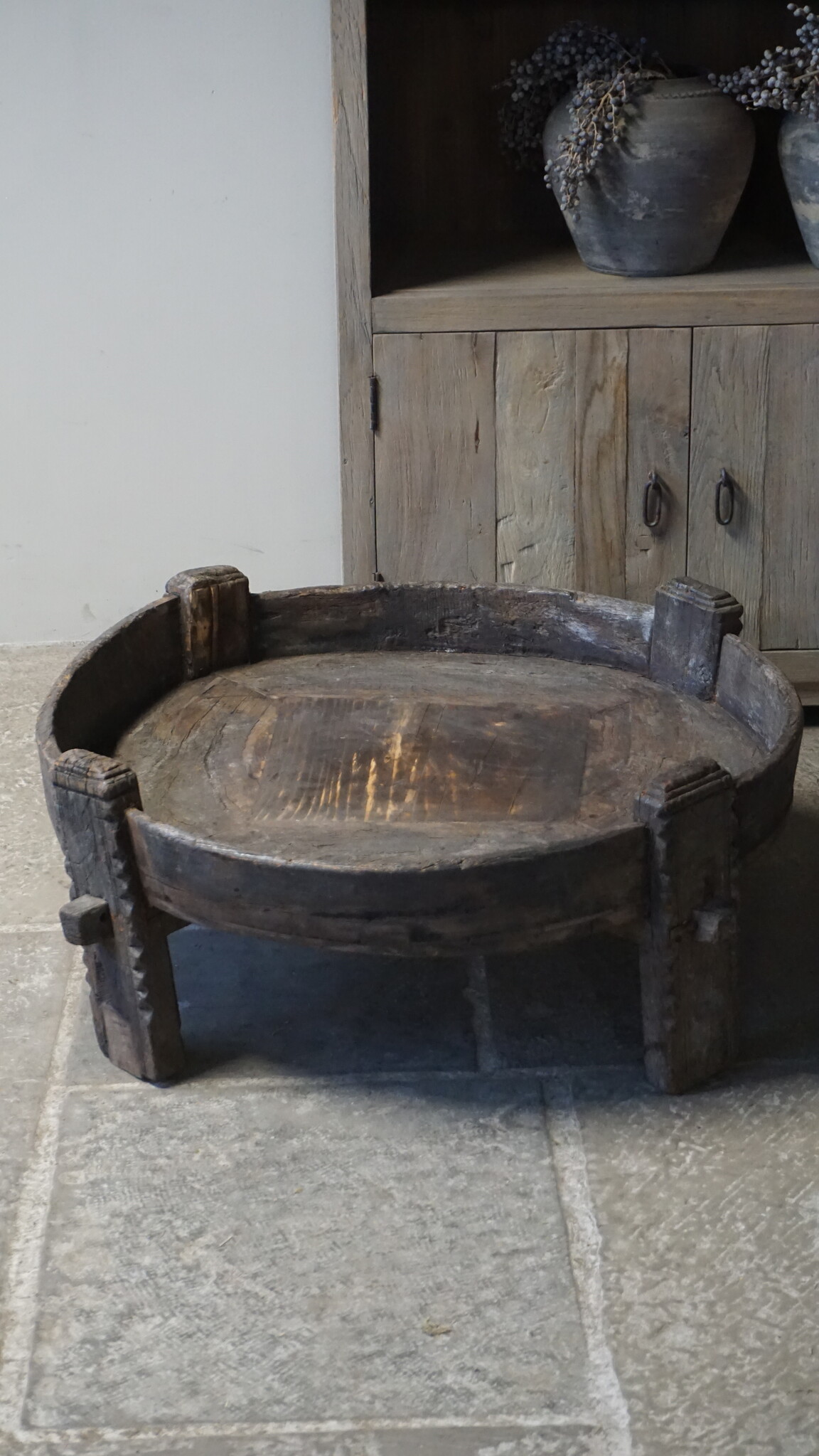 Rene Houtman Chakki Tafel | Uniek | H33 x D80 cm