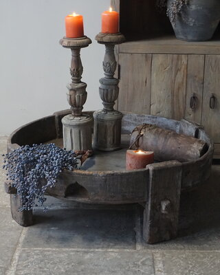Rene Houtman Chakki Tafel | Uniek | H27 x D80 cm