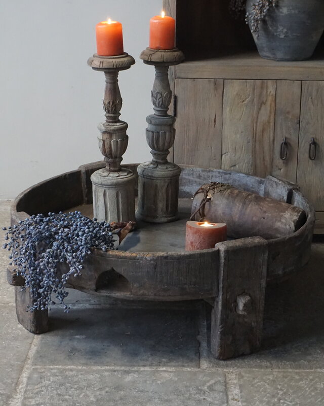 Rene Houtman Chakki Tafel | Uniek | H27 x D80 cm