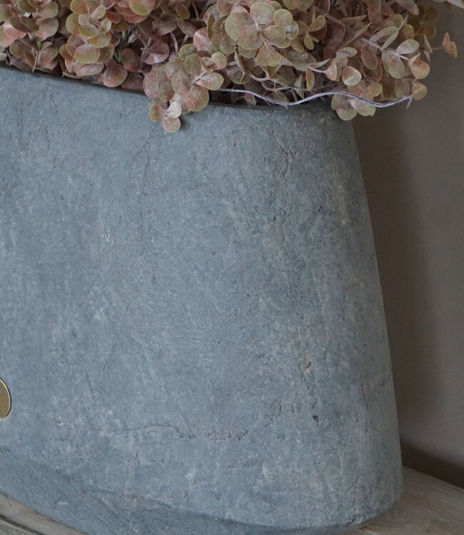 Brynxz Plantenbak Ovaal | Majestic Vintage |  B51xD20xH32 cm