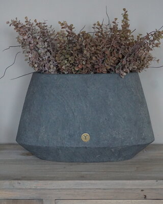 Brynxz Plantenbak Ovaal | Majestic Vintage |  B51xD20xH32 cm
