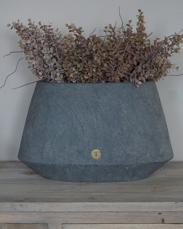 Brynxz Plantenbak Ovaal | Majestic Vintage |  B51xD20xH32 cm