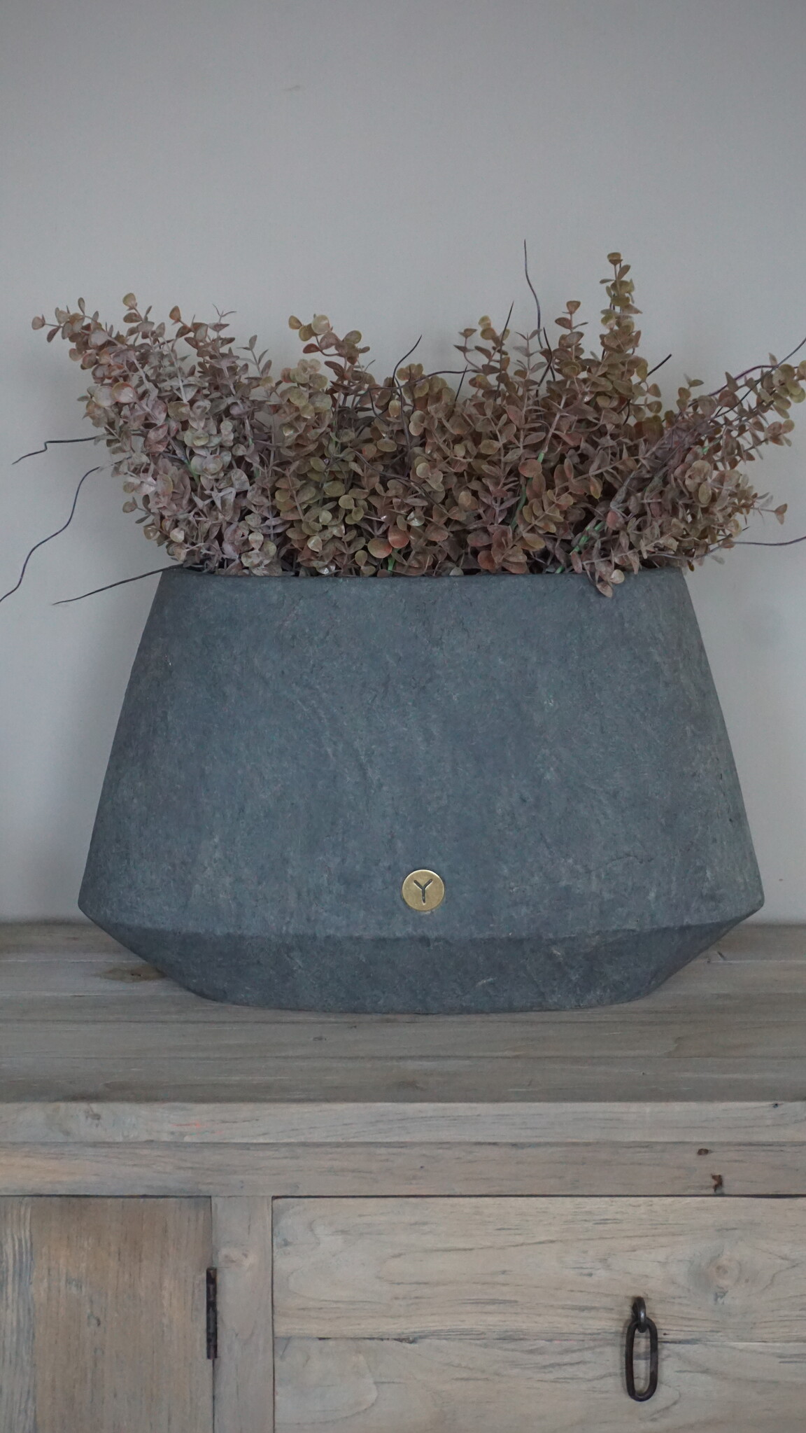 Brynxz Plantenbak Ovaal | Majestic Vintage |  B51xD20xH32 cm