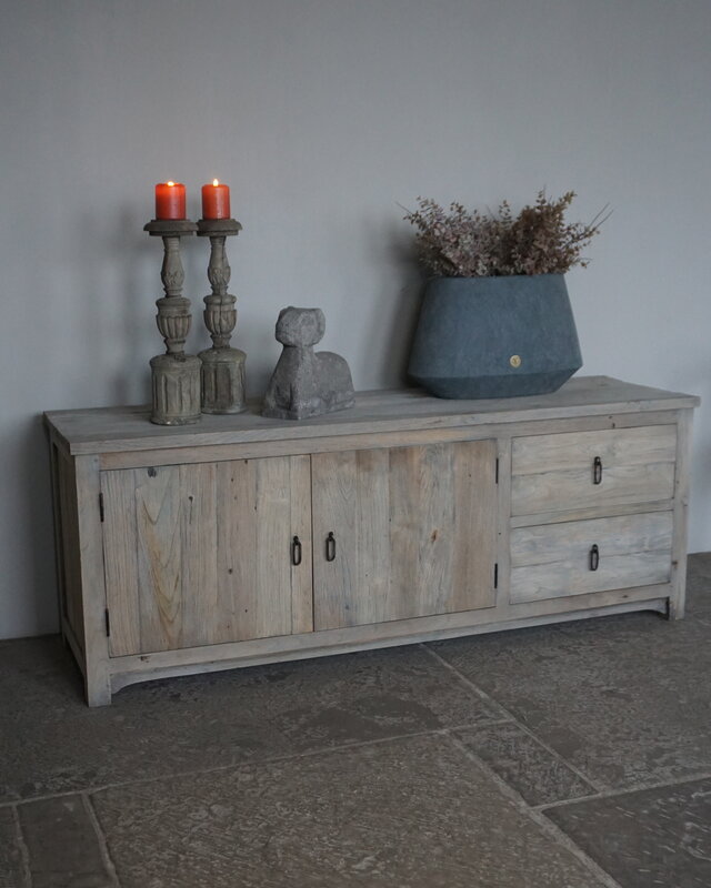 Rene Houtman TV-Meubel Elm | Elmhout | H60 x B160 x D45 cm