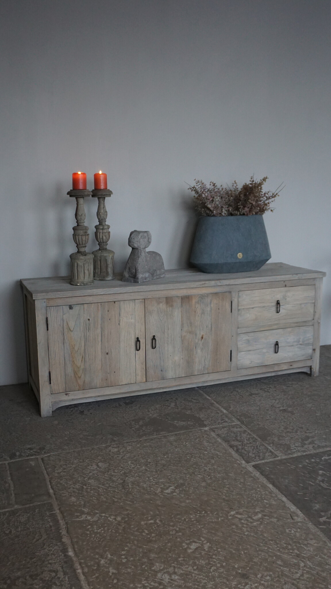 Rene Houtman TV-Meubel Elm | Elmhout | H60 x B160 x D45 cm